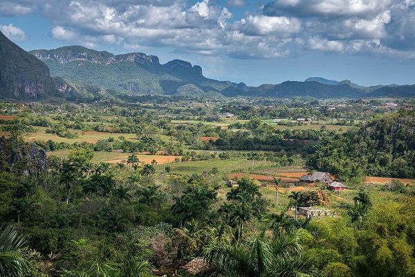 View of Vinales Valley seen from Hotel Los Jazmines viewpoint-Vinales-Cuba